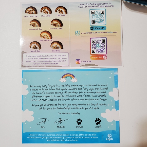 Capti Pets Rainbow Bridge Memorial - Picture 10 of 14